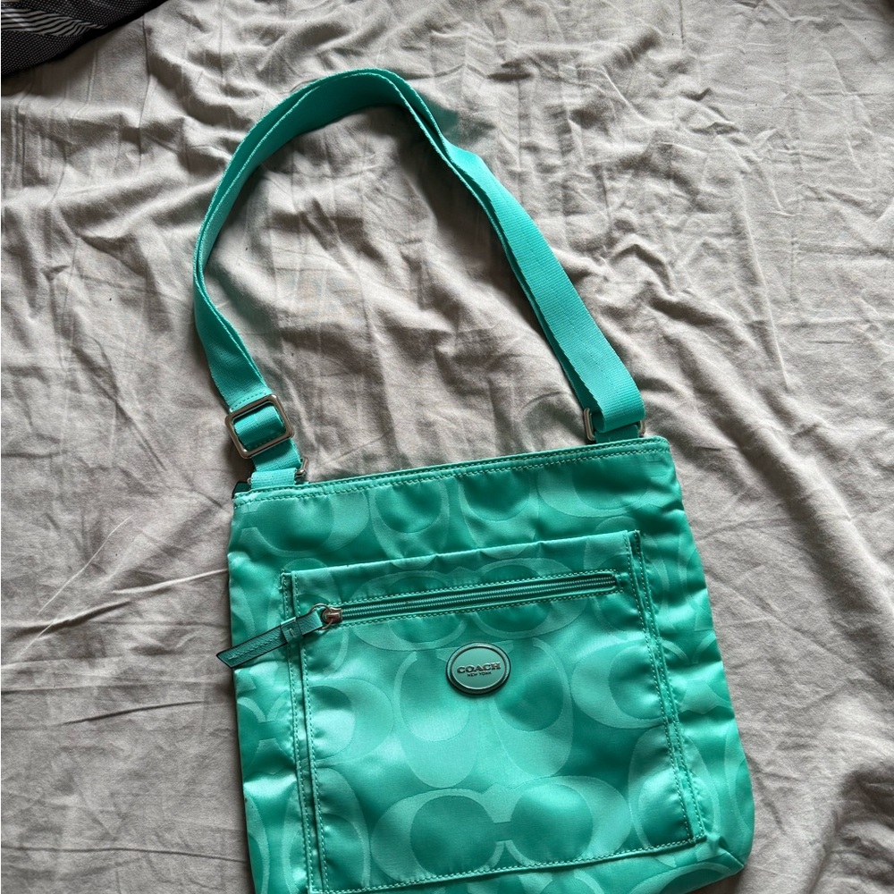 Coach Teal Crossbody Bag